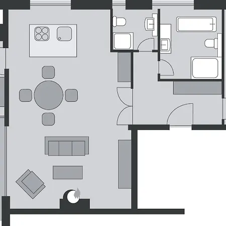 דירה Bergesgruen *